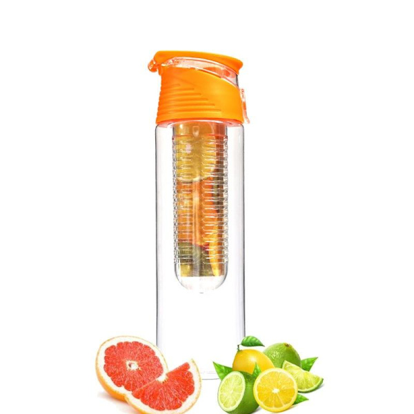 Vandflaske Creative outdoor sports frugtflaske gave orange 700 ml