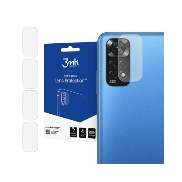 Xiaomi Redmi Note 11 / 11S • 4x skydd för kameralins • Flexib...