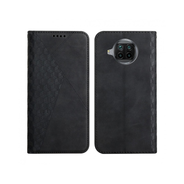 Xiaomi Mi 10T Lite • Plånboksfodral • Hexagon • Svart