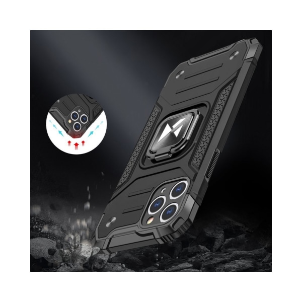 iPhone 11 Pro Max • Mobilskal • Ring Armor • Rosa