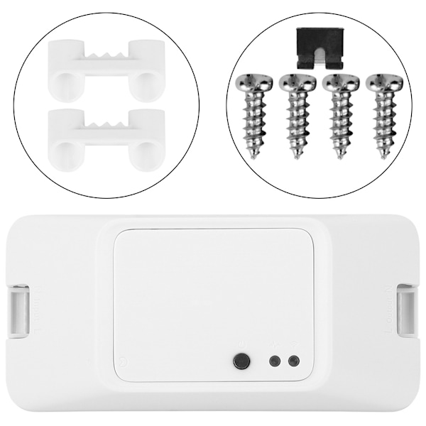 Intelligent WiFi-kontakt med tænd/sluk-funktion, understøtter APP/LAN/Stemmestyring, AC 100V~240V