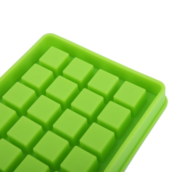 40Grids Silikone Isterningbakke Firkantet Form Isterninger Maker Form DIY Køkken TilbehørGrøn