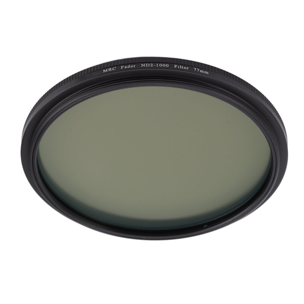 Lightdow Kamerans ND-filter ND2 till ND1000 Justerbar Optiskt Glas Kamerans Filterlins för Att Fånga Rinnande Vatten 77mm