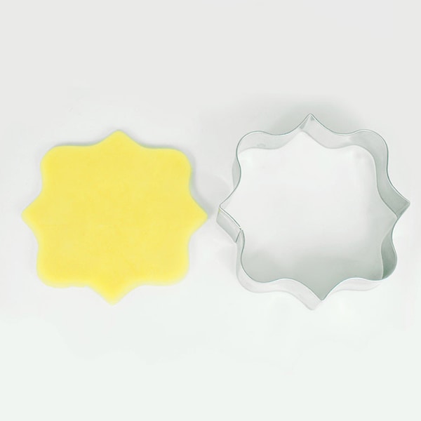Rustfrit stål mousse cirkel firkant billede ramme cookie cutter cookie cutter ramme grænse ramme presning skimmel