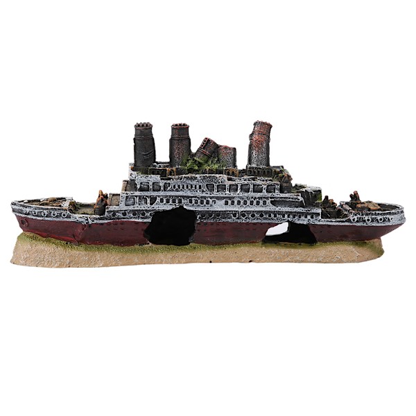 Titanic tabt vrag båd skib akvarium dekoration ornament vrag ornamenter