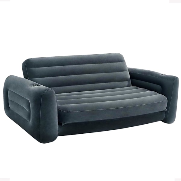 Intex Pull Out Oppustelig Seng Serie Oppustelig Sofa Dobbelt Tyk Lænestol Dovne Sofaseng Foldbar Oppustelig Flocking Sofa