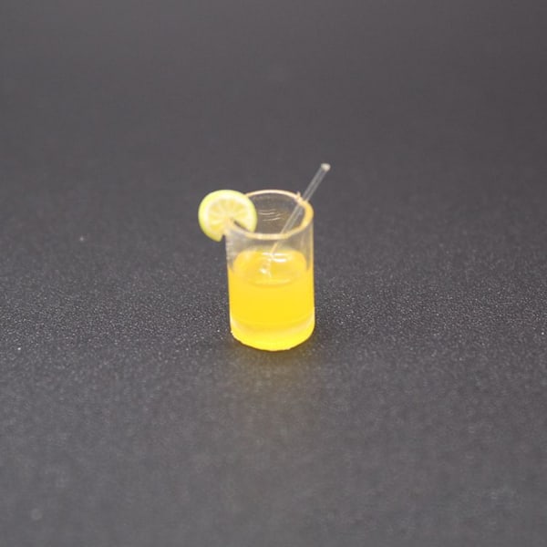 20 st dockhus limonadkopp i harts med levande detaljer miniatyrkoppset för 1:12 1: 6 dockhus