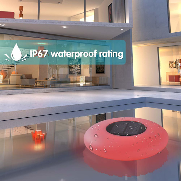Flytande poolljus, uppgradera RGB-färgskiftande LED-poolbollar, vattentäta badleksaker, nattlampa för barn, perfekt för poolen