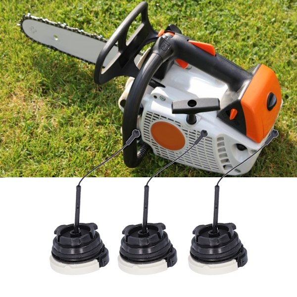 3 st gasbränslelock tanklock ersättning för STIHL  MS192 MS200 MS250 MS290 MS380 MS390 MS440 MS460 MS880