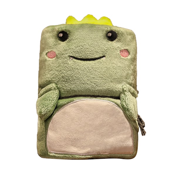 Flannel tæppe sød dyreform blød hudvenlig bærbar lur tæppe til sofa seng kontor sovesal dinosaur 80x100cm / 31.5x39.4in