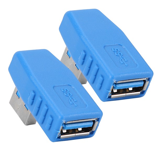 Hurtig USB3.0 Retvinklet Adapter Datatransmissionskonverter Forlængerkontakt