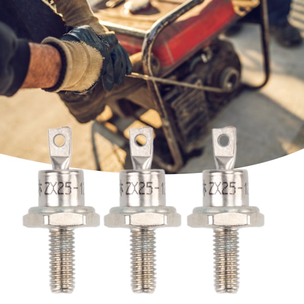 3PCS Likriktare Diods Spiral 25A Järn Hög Hårdhet Spiral Likriktare Modul Ersättning för Generator Anod