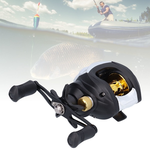 PRO BEROS Baitcasting Reel 7.2:1 Gear Ratio Magnetisk Bremse Fiske Hjul Venstre Hånd