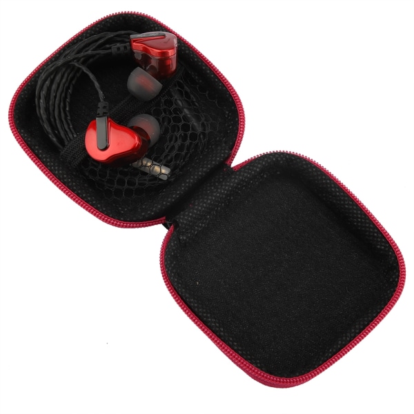 Bärbar liten case för hörlurar Bärväska Bag Box (rosa)