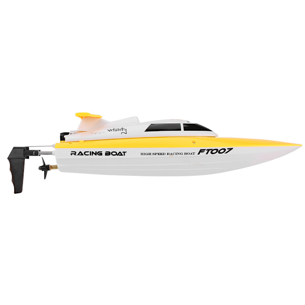 RC Speedboat Toy Model Vehicle 2.4GHz Fjärrkontroll Racing Race Speed Boat Gul