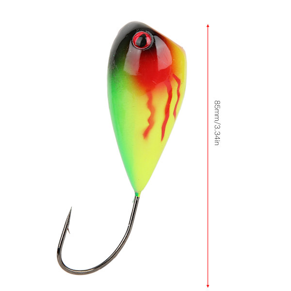 Isfiske Lokkepopper Hard Kunstig Egg Crank Bait Enkelt Skarpt Krok Takkel06