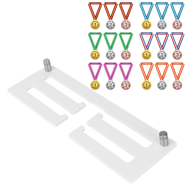 Medaljdisplayhängare Akryl Prismedalj Vägghållare Displayställ för att hänga medaljer