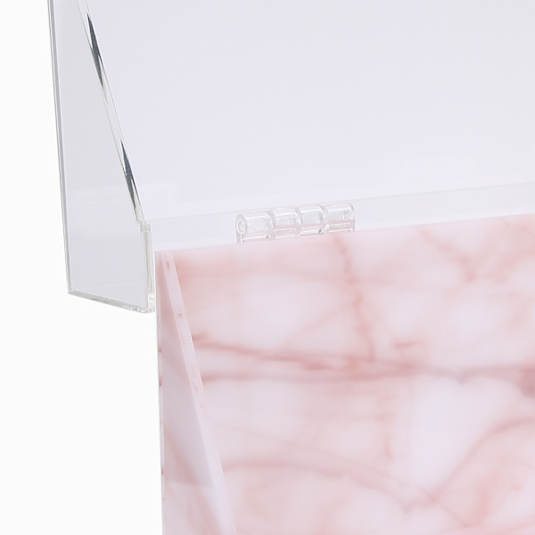 Ögonfransförlängning 8 hål akrylpincett hållare pincett display stativ förvaringsställ rosa