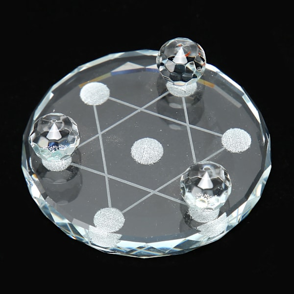 7 Chakra Stones Set Purify Negative Energy Round Healing Stones with Charging Plate for Beginners Professionals