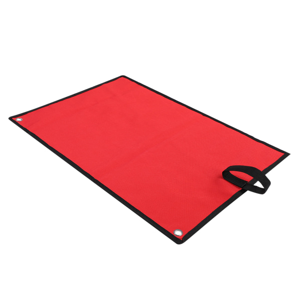 Multi Pocket Roll Up Værktøjsopbevaringspose Nøgle Tang Nøgleholder Lærred Organizer(14 Lommer)