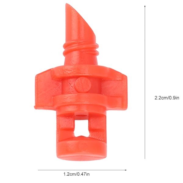 100 st 360° Mikroträdgård Vattenspruta Dimspruta Refraktion Atomiseringssprinkler