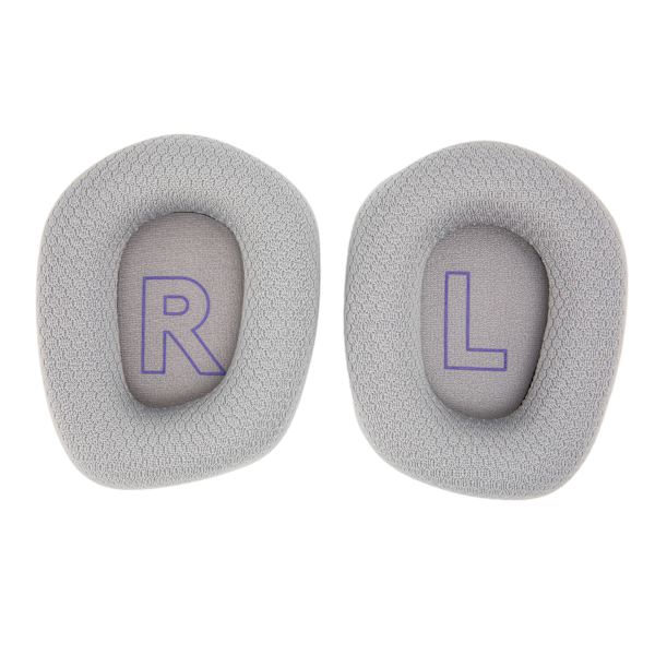 Earpads-tyynyt Hengittävät Mukavat Joustavat Vaihtoehtoiset Korvatyynyt Logitech G733 -kuulokkeille Hopea Harmaa