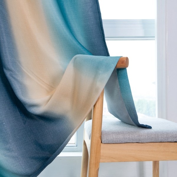 Stripe Gradient Vindusgardin Panel Stue Soverom Hotell Skillegardin (#1)