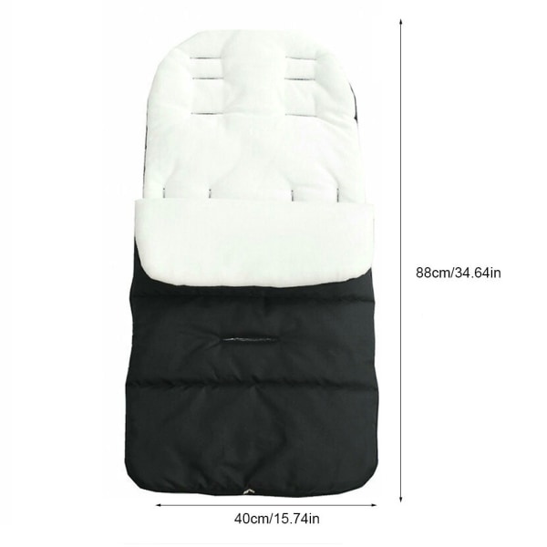 Universal Baby Stroller Pad Warm Foot Muff Multi Functional Newborn Cushion Mattress Winter Accessory