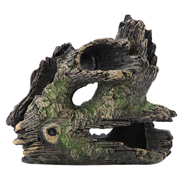 Akvarie Driftwood Dekoration Kunstig Harpiks Træstamme til Fisketank Ornamenter
