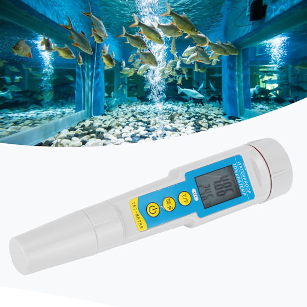PH-986 3 i 1 Vattenkvalitetstestare PH/TDS/TEMP Testpenna Multifunktionell Bärbar Mätare