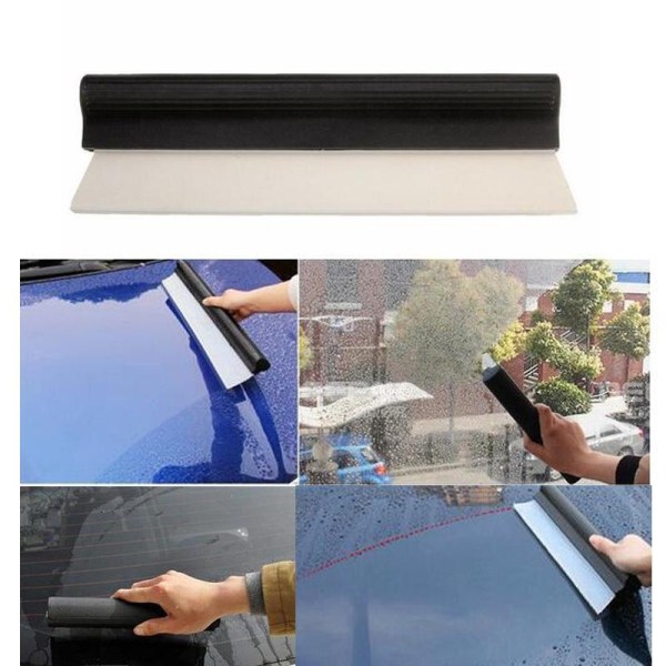 Antislip Nonscratch Squeegee Bil Silikon Torkarblad Vattenblad Ren Torkning Fönster