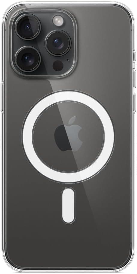 Apple iPhone 15 Pro Max -läpinäkyvä MagSafe-kuori