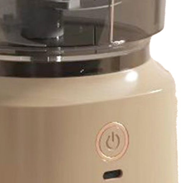 Elektrisk kødhakker, kværn, blender, multifunktionel, rustfrit stål, effektive, sikre fødevareblender til køkken, mørkebrun