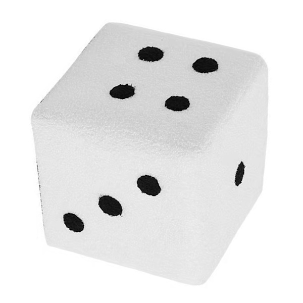 Fotpall Mjuk Bekväm Enkel Varm Robust Bas Kub Pall för Hem Vardagsrum Sovrum Vit 20x20x20cm