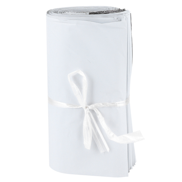 100 stk tykke polyetylen vanntette selvforseglende logistikkleveringsposer kurérposer 25x39cm
