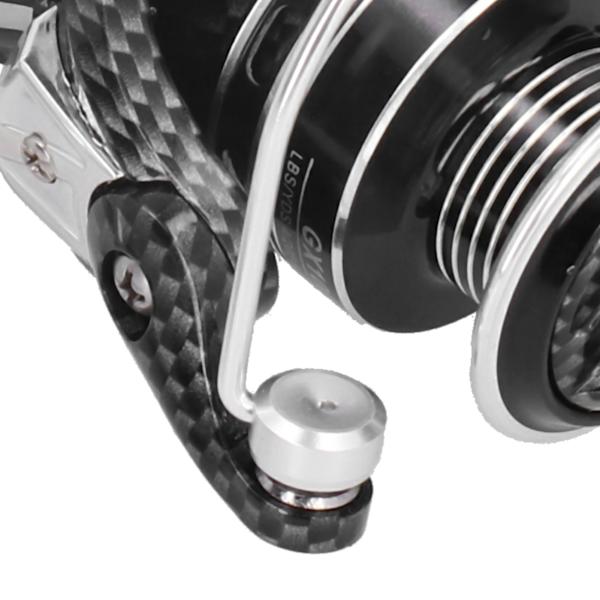Metal Spinnestang Lure Havstang Gapless Duplex Leje Fiskesnøre Hjul Tilbehør GX1000