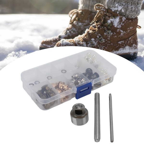 Skosnöre krok ren koppar rund U-formad bergsklättring utomhus skosnöre krok installationsverktyg 10mm