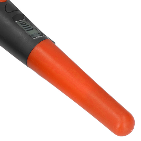 Metaldetektor Professionel Høj Følsomhed Bærbar Håndholdt Metaldetektor med LCD Display Lommelygte Funktion Orange