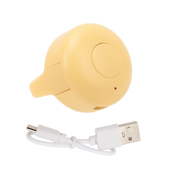 Fingertip Video Controller Trådløs BT4.0 Op til 32,8ft Ergonomisk ABS Silikone App Sidevender til Selfie Video Browsing Gul