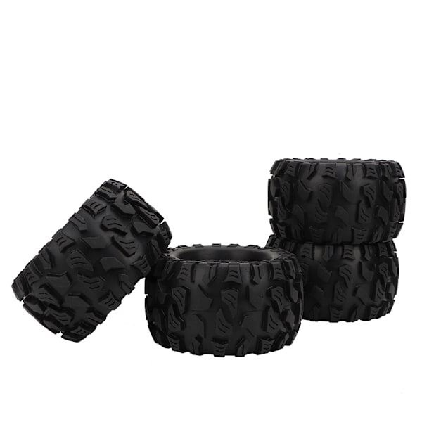 4 st gummidäck i nylon till navhjul som passar till ZD Racing 1/10 skala RC-bilstillbehör