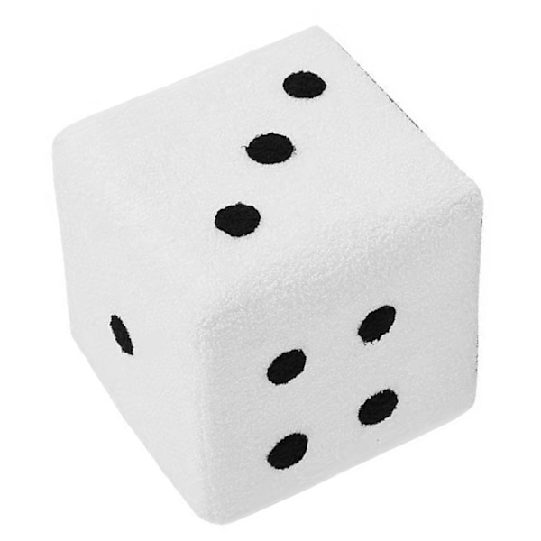 Fotpall Mjuk Bekväm Enkel Varm Robust Bas Kub Pall för Hem Vardagsrum Sovrum Vit 20x20x20cm
