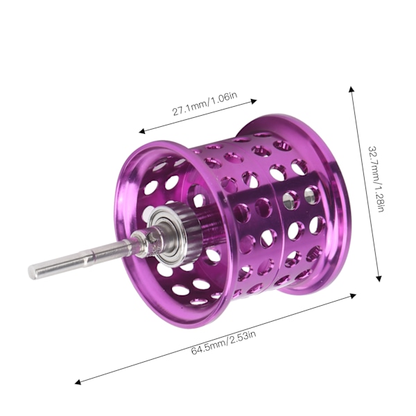 Modificeret Metal Dyb Spole Shallow Spole Wire Cup til P3/B3/SMAX3 Fiskehjul Støbning Hjul Shallow Spole