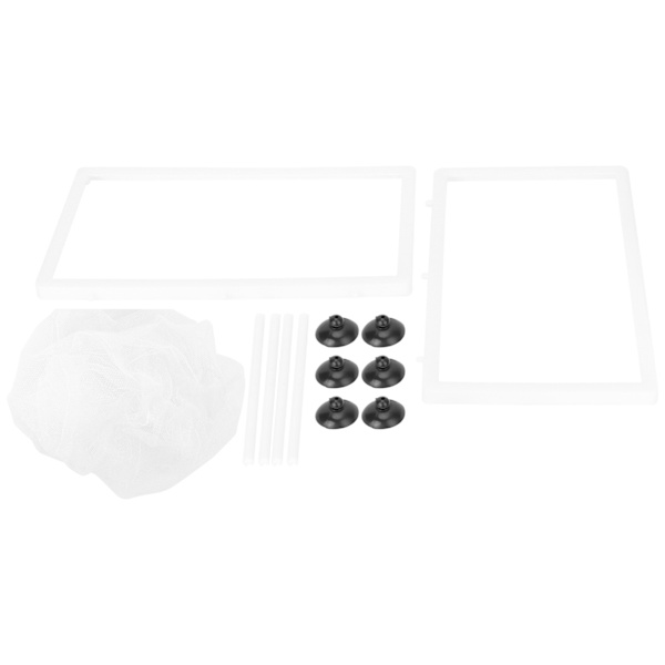 Akvarium Fisk Yngelbox Isolering Box Yngel Kläckningsmaskin med SugkoppL
