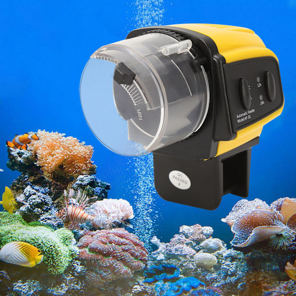 1 st digital automatisk elektrisk plast fiskmatare timer hem akvarium tank matning varm