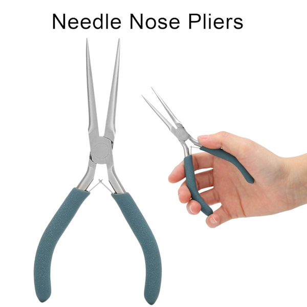 Nålspiss Tang Høy Hardhet Håndverk Smykker Tang DIY Håndverktøy for Smykkefremstilling