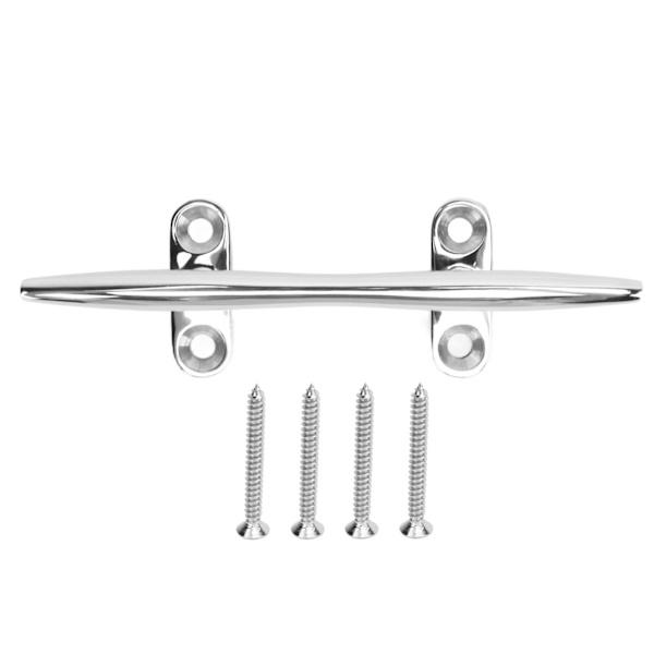 Båd klampe åben bund Heavy Duty 316 rustfrit stål båd dock klamper med installationsskruer til marine båd dock dæk SS316‑5 tommer