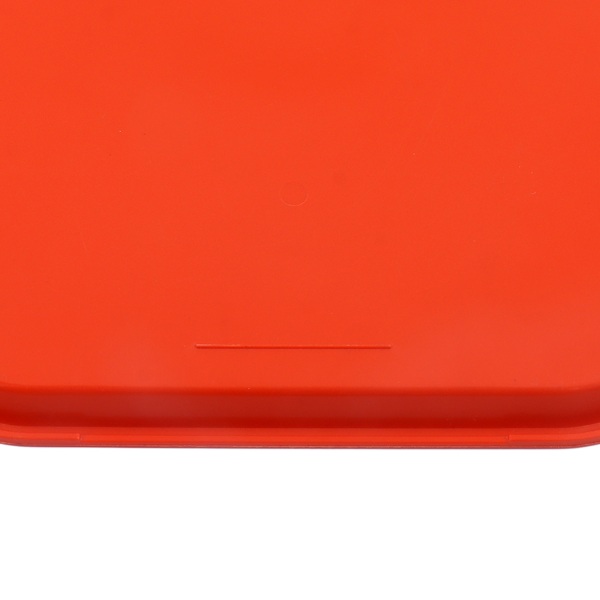2 st snabbmatsbricka stapelbar rektangulär lätt vikt halkfri PP matserveringsbricka för restauranger kaféer orange