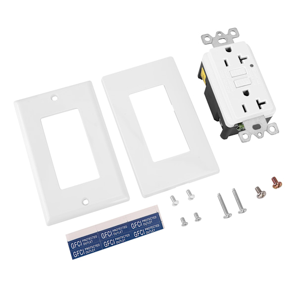 Amerikansk Standard Veggkontakt Panel Sokkel 20A 110V-125V for Hotell Kontorbygg