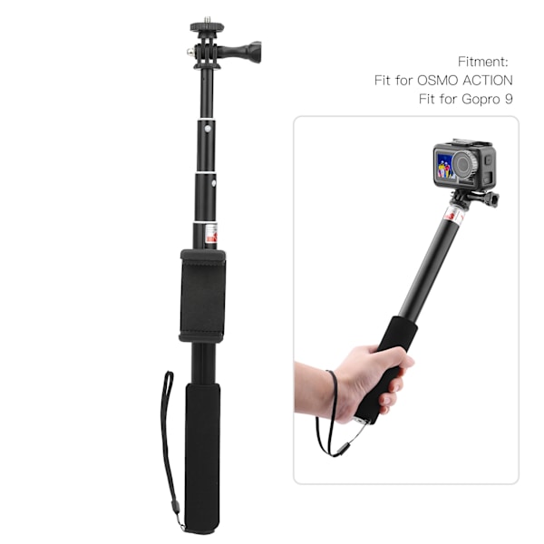 Monopod Selfie-keppi Urheilukamera Puhelimen Selfie-keppi Lisävaruste OSMO ACTIONille