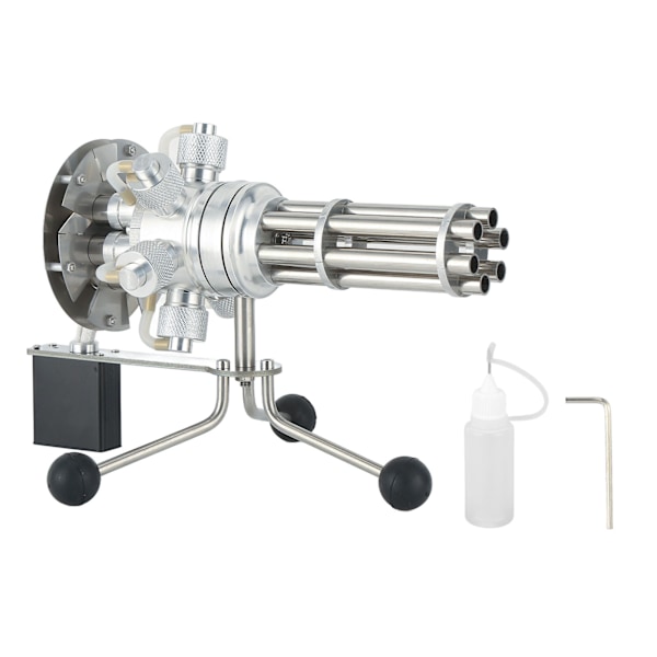 6-Cylinders Stirling Motor Kit Ekstern Forbrændingsmotor Model til Klasseværelse Laboratorieforsøg